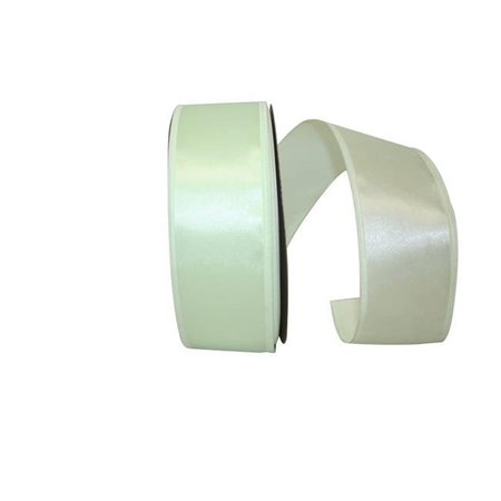 RELIANT RIBBON Reliant Ribbon 5102W-056-16K 20.12 in. 50 Yards Dyna Satin EZ Wired Edge Ribbon; Mint 5102W-056-16K